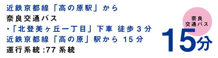 奈良交通バス 15分